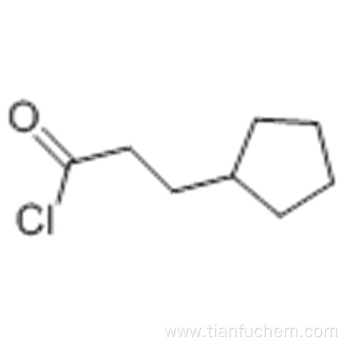 Cyclopentylpropionyl chloride CAS 104-97-2